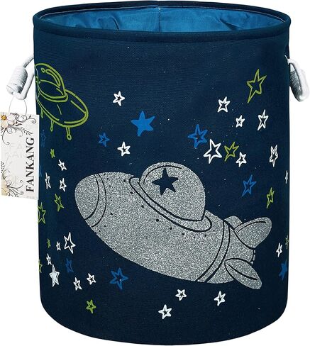 FANKANG Storage Baskets,Collapsible Convenient Nursery Hamper/Laundry Bin/Toy Collection Organizer for Kid's Room（Butterfly） in Saudi Arabia