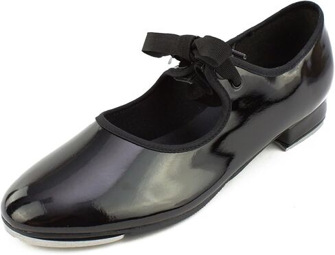 Tyette Vegan Tap Shoes for Beginners, Elastic Snaps, Flexible Sole, Aluminum Taps - TA35 Val - TA36 Valiant in Saudi Arabia