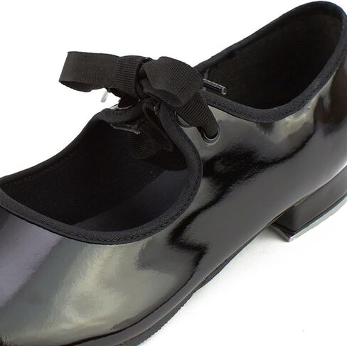 Tyette Vegan Tap Shoes for Beginners, Elastic Snaps, Flexible Sole, Aluminum Taps - TA35 Val - TA36 Valiant in Saudi Arabia