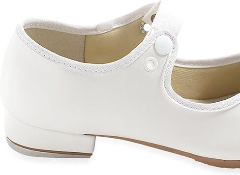 Tyette Vegan Tap Shoes for Beginners, Elastic Snaps, Flexible Sole, Aluminum Taps - TA35 Val - TA36 Valiant in Saudi Arabia