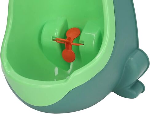 Potty Training Urinal for Boys, Cute Frog Standing Mounted Urinal with Aiming Target and Suction Cup, Bathroom Toilet Pee Trainer for Kids Toddlers Children Boy (Green) in Saudi Arabia