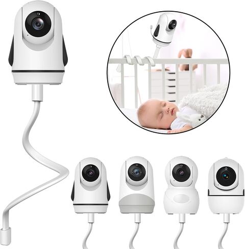 حامل كاميرا مراقبة الأطفال HelloBaby لجميع كاميرات مراقبة HelloBaby، يعمل HB6550/ HB6081/ HB65/ HB40/ HB6339، قابل للانحناء والتعديل، يلتف حول حامل كاميرا مراقبة الطفل في المهد، داخلي بدون أدوات in Kuwait