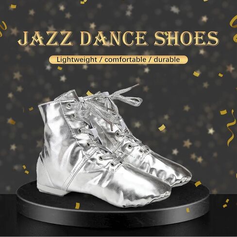 HIPPOSEUS Lace up Jazz Dance Boot Split Sole Ballet Modern Dance Ankle Shoe for Women and Men,Model PUGB in Kuwait