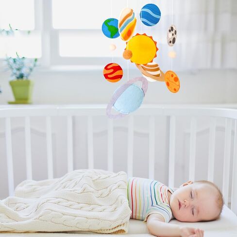 Solar System Mobile for Crib, Space Nursery Decor for Boys & Girls, Baby Crib Mobile Nursery Mobile, Baby Shower Set, Space in Saudi Arabia