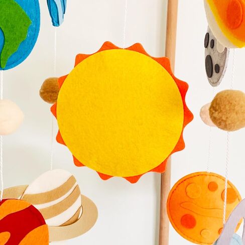 Solar System Mobile for Crib, Space Nursery Decor for Boys & Girls, Baby Crib Mobile Nursery Mobile, Baby Shower Set, Space in Saudi Arabia