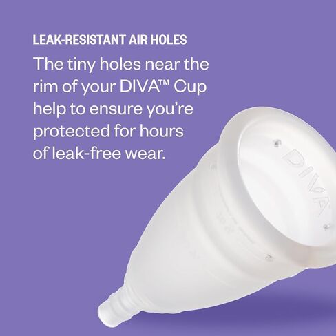 DivaCup - Menstrual Cup - Feminine Hygiene - Leak-Free - BPA Free - Model 1 and DivaWash in Kuwait