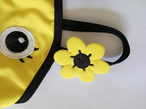 Toddler Bee Baby Girls Flower Flounced One Piece Tankini Swimsuit Swimwear 1-7Years in Saudi Arabia