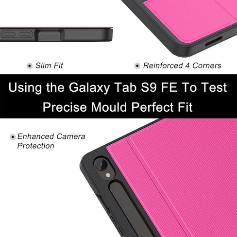 Soke Case for Samsung Galaxy Tab S9 /S9 FE 5G 2023 - Shockproof Stand Folio Case,Multi-Viewing Angles,Soft TPU Back Cover for Galaxy Tab S9 FE 10.9"/S9 11 inch Tablet,Citrus in Kuwait