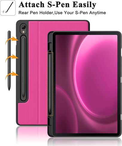 Soke Case for Samsung Galaxy Tab S9 /S9 FE 5G 2023 - Shockproof Stand Folio Case,Multi-Viewing Angles,Soft TPU Back Cover for Galaxy Tab S9 FE 10.9"/S9 11 inch Tablet,Citrus in Kuwait