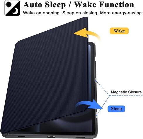 Soke Case for Samsung Galaxy Tab S9 /S9 FE 5G 2023 - Shockproof Stand Folio Case,Multi-Viewing Angles,Soft TPU Back Cover for Galaxy Tab S9 FE 10.9"/S9 11 inch Tablet,Citrus in Kuwait