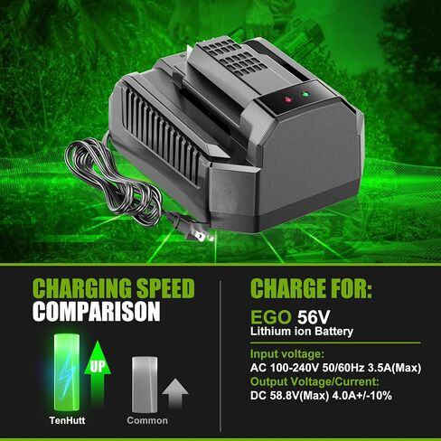 【Faster】 Replacement Charger for EGO Battery Charger 56V Replace for Ego Charger CH3200 CH5500 CH2800D Model CH2100 (2.0) in Saudi Arabia
