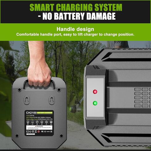 【Faster】 Replacement Charger for EGO Battery Charger 56V Replace for Ego Charger CH3200 CH5500 CH2800D Model CH2100 (2.0) in Saudi Arabia