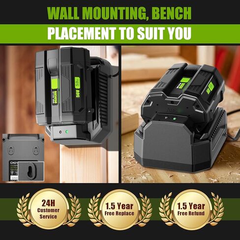 【Faster】 Replacement Charger for EGO Battery Charger 56V Replace for Ego Charger CH3200 CH5500 CH2800D Model CH2100 (2.0) in Saudi Arabia