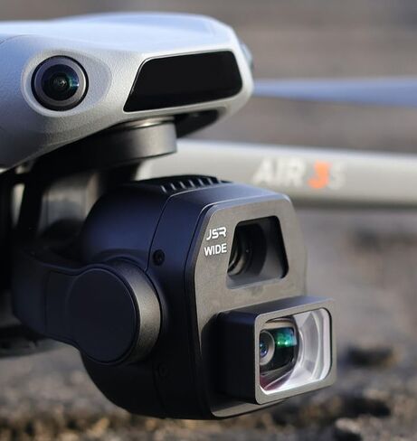 مرشح عدسة بزاوية واسعة لـ DJI Air 3S، نطاق التصوير 0.75 X / 110 درجة مقاوم للماء، مقاوم للزيت in Kuwait