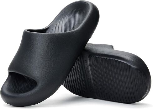 Pillow Slippers for Women and Men, Cloud Slides Shower Sandals House Shoes, Comfy and Cushioned Thick Sole in Saudi Arabia
