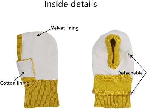 ZWA Baby Girls Boys Winter Hat Scarf Earflap Hood Scarves Toddler Kids Cute Rabbit Ears Hat in Saudi Arabia