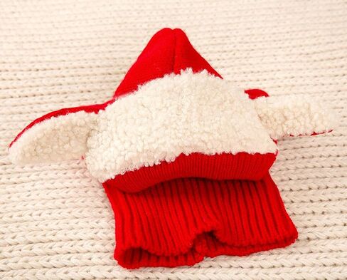 ZWA Baby Girls Boys Winter Hat Scarf Earflap Hood Scarves Toddler Kids Cute Rabbit Ears Hat in Saudi Arabia