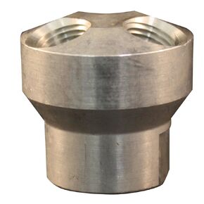 Milton S-685-8 Three in One FNPT Hose Manifold, Silver, 1/2"