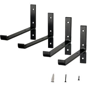 34 Inch Heavy Duty Blind Wall Mount Floating Shelf Bracket -Hidden Shelf Bracket Pair with 150 LB Weight Capacity - Invisible Supports Shelves of Any Length -3/4 Inch Steel Rods (34 Inch)
