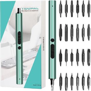 Mini Electric Screwdriver Set, 48-in-1 Small Power Precision Screwdriver Set/ 48 Magnetic Bits Rechargeable Cordless Screwdriver Torque Repair Tool Kit for Watch Camera Laptop Phone