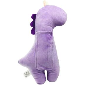 KIMISS Dinosaur Seat Belt Pillow for Kids, Giraffe Car Seat Belt Pillow Cute Animal Strap Belt Cushion Toy Neck Support Pillow for Kids