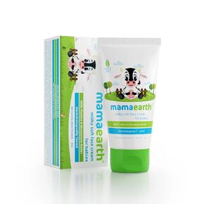 Mamaearth Milky Soft Baby Face Cream | with Nourishing Murumuru Butter | Moisturizes Baby’s Dry & Itchy Skin | 5.6 Ph-Balanced Formula 2.03 Fl Oz (60ml)