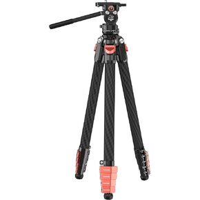 IFOOTAGE Gazelle TC3B+Komodo K3 Carbon Camera Tripod with Fluid Head,Portable Travel Tripod,for Professional Photography, Content Creation, Vlogging and Video Production