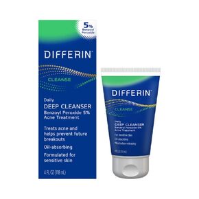 Differin Oil Absorbing Moisturizer with SPF 30, Sunscreen for Face by the makers of Differin Gel, Gentle Skin Care for Acne Prone Sensitive Skin, 4 oz (Packaging May Vary)
