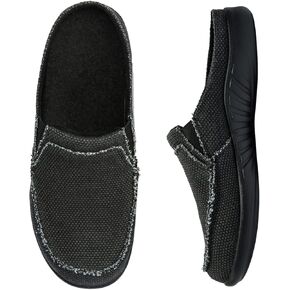 Womens Wide Slippers with Arch Support - Plantar Fasciitis Pain Relief - Orthopedic House Shoes for Diabetic Bunions