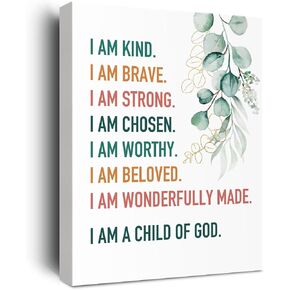 Inspirational 10 Commandments Wall Art, Bible Verses Wall Decor, Christian Wall Decor, Bible Verse Scripture Print Framed Canvas Painting Christian Prayer Living Room Bedroom Office Church Decor
