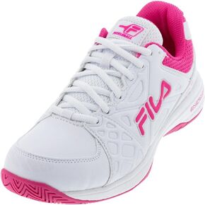 Fila Double Bounce 3 Women's Shoes (Wht/Wht/Pglo) (8.5)
