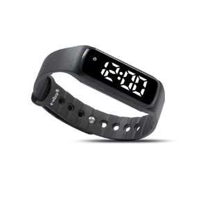 8 Alarm Vibrating Alarm Watch Medical Reminder Watch - with Timer and 8 Daily Alarms (Black - Large)