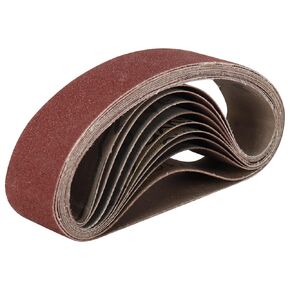 Mini Belt Sander Sanding Belt 10Pcs Pack 1.2-Inch x 13-Inch 240 Grit Zirconium Oxide Sander Belt for General Purpose