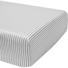 Crib Fitted Sheet by Pure Bamboo - Genuine 100% Organic Viscose Derived from Bamboo, Luxuriously Soft, Ultimate Cooling, Fits Standard Size Crib Mattress (Pink) in Saudi Arabia