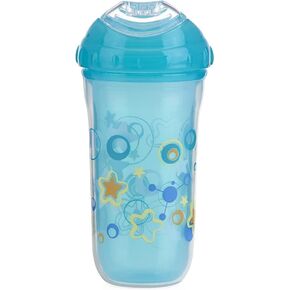 Nuby 9 oz No-Spill Insulated Cool Sipper, Teal