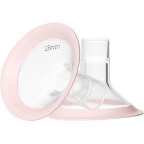 NCVI Replacement Flanges 21mm Compatible with 8780/8782/8100/8102/8122/8116/8128/8129, Breast Pump Accessories, BPA Free, 2 PCS (21mm Flange)