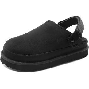 DREAM PAIRS Women's Flat Mules Pointed Toe Backless Loafer Shoes