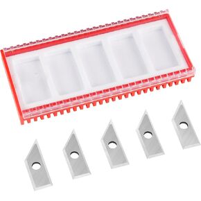 60 Degree Carbide Inserts for BINSTAK-B2301-1/4 Shank 60-Deg V Groove Router Bit - 5 PCS