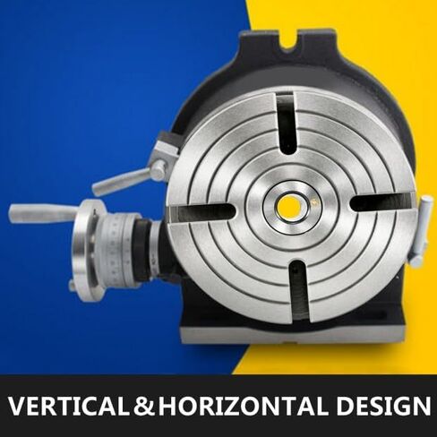 VEVOR طاولة دوارة 8 بوصة أفقي عمودي HV8 الدقة 3MT آلة حفر وطحن قراءة رنيه طحن الحفر مملة in Saudi Arabia