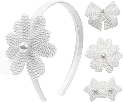 JIAHANG Baby Girl Interchangeable Headbands and Clips Set, Sequin Mermaid Shell Starfish Headband, Charm Glittering Hair Accessories for Toddlers School Girls (sequin) in Kuwait