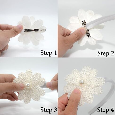 JIAHANG Baby Girl Interchangeable Headbands and Clips Set, Sequin Mermaid Shell Starfish Headband, Charm Glittering Hair Accessories for Toddlers School Girls (sequin) in Kuwait