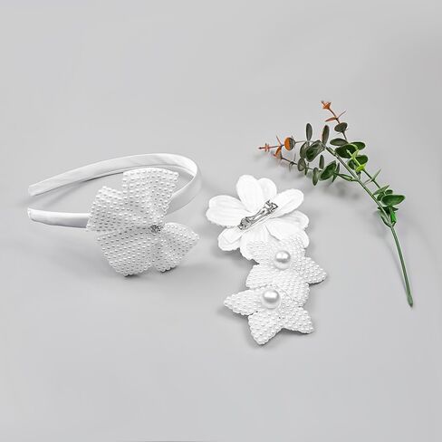 JIAHANG Baby Girl Interchangeable Headbands and Clips Set, Sequin Mermaid Shell Starfish Headband, Charm Glittering Hair Accessories for Toddlers School Girls (sequin) in Kuwait