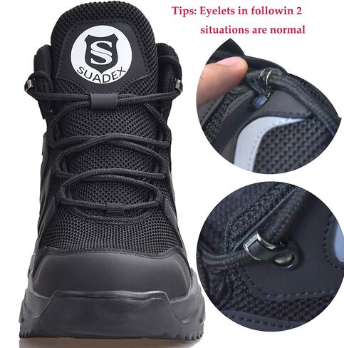 SUADEX Steel Toe Boots for Men Waterproof Work Construction Boots for Women Indestructible Safety Boots in Saudi Arabia