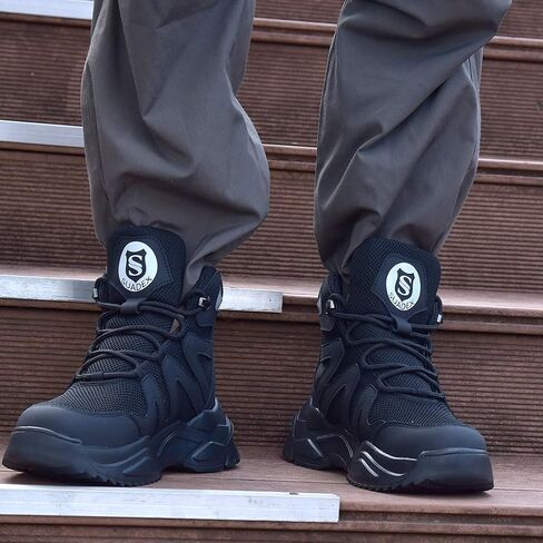 SUADEX Steel Toe Boots for Men Waterproof Work Construction Boots for Women Indestructible Safety Boots in Saudi Arabia