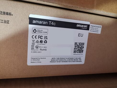 Aputure Amaran T4C RGBWW LED Tube Light,40W 2500K-7500K AdjustableHandheld Light Wand Support APP and DMX Control (120cm) in Kuwait