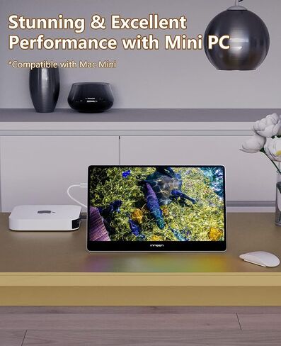 INNOCN 15.6 inch OLED 4K Portable Monitor USB Type C External Monitor for Laptop PC Mac Tablet PS4 Xbox Switch in Kuwait