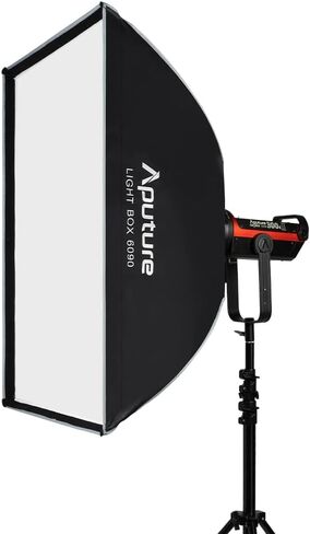 Aputure Light Box 6090 مستطيل Softbox مع شبكة للصور الفوتوغرافية للمنتج تصوير فيديو لـ Amaran 60c/60x 200/100d، Aputure LS 300d II 300x 600d pro 120d ii LED ضوء الفيديو (60x90) in Kuwait