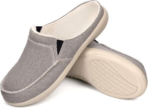Womens Wide Slippers with Arch Support - Plantar Fasciitis Pain Relief - Orthopedic House Shoes for Diabetic Bunions in Saudi Arabia