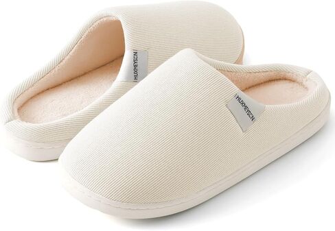 HUXMEYSON Slippers for Women, Womens Slippers Indoor Outdoor with Memory Foam, Cozy & Warm House Slippers for Woman with Anti-Slip Rubber Sole in Kuwait