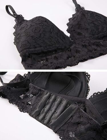 MOMANDA Women's Lace Nursing Bra Wirefree Padded Breastfeeding Maternity Bralette Cute in Kuwait